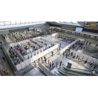 Room Partition Panels for Metro UAE for Station & Transit Projects
